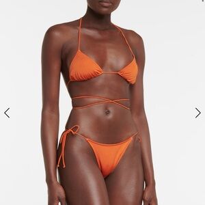 Tropic of C - Orange Wrap Bikini Set